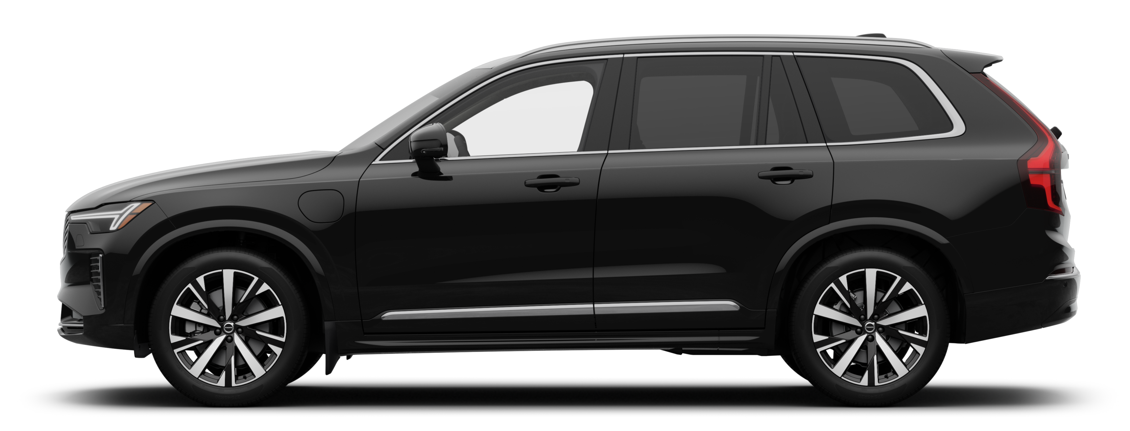 A sideview of a XC90 Plug-in hybrid