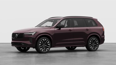 Volvo XC90 Estate 2.0 B5P Ultra Dark 5dr AWD Geartronic in Mulberry Red