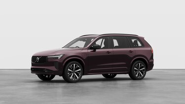 Volvo XC90 Estate 2.0 T8 PHEV Plus Dark 5dr AWD Geartronic in Mulberry Red