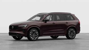 Volvo XC90 Estate 2.0 B5P Ultra Dark 5dr AWD Geartronic in Mulberry Red
