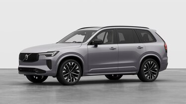 Volvo XC90 Estate 2.0 B5P Ultra Dark 5dr AWD Geartronic in Aurora Silver