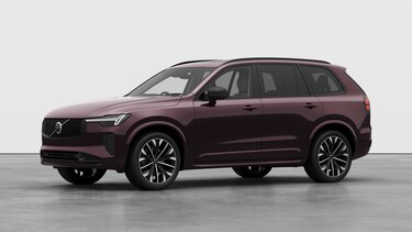 Volvo XC90 Estate 2.0 B5P Ultra Dark 5dr AWD Geartronic in Mulberry Red