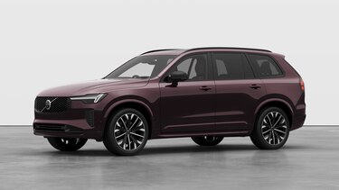 Volvo XC90 Estate 2.0 B5P Ultra Dark 5dr AWD Geartronic in Mulberry Red
