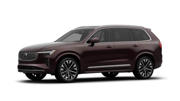 Volvo car exterior in three-quarter view, plain studio background.