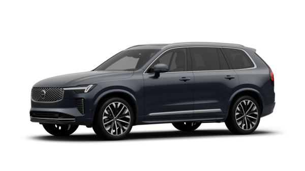 Exteriér vozidla Volvo v trojštvrtinovom pohľade, obyčajné štúdiové pozadie.