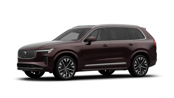 Volvo car exterior in three-quarter view, plain studio background.