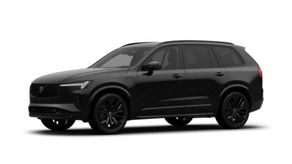 Exteriér vozu Volvo v tříčtvrtečním pohledu, prosté studiové pozadí.