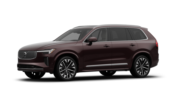 Volvo car exterior in three-quarter view, plain studio background.