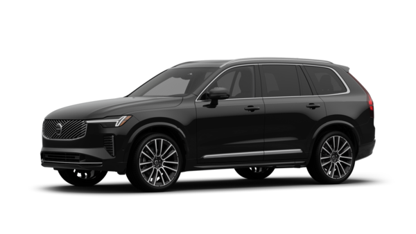 Volvo car exterior in three-quarter view, plain studio background.