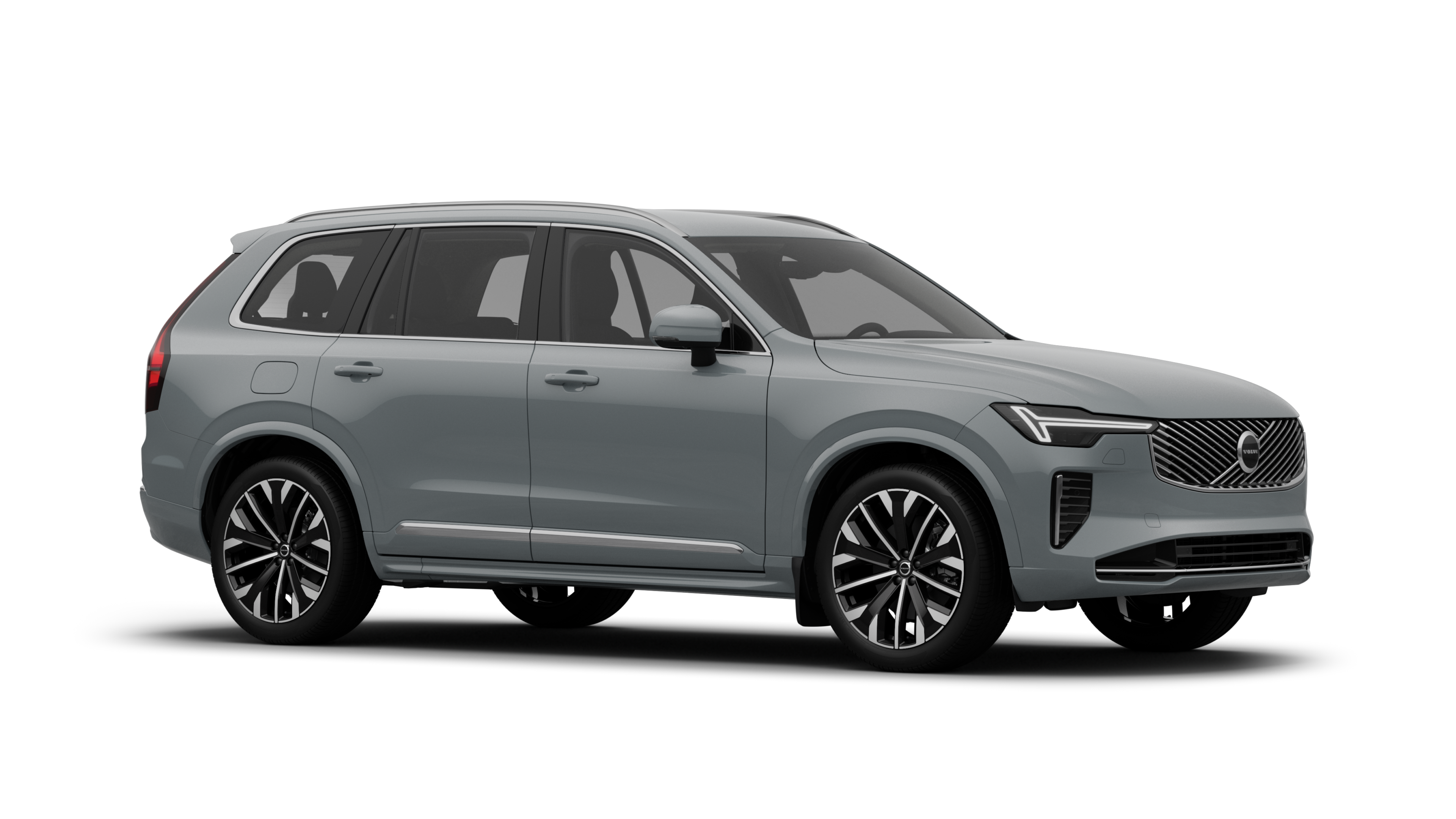 Eksteriør fra Volvo, tre kvarters visning i vanlig studiobakgrunn.