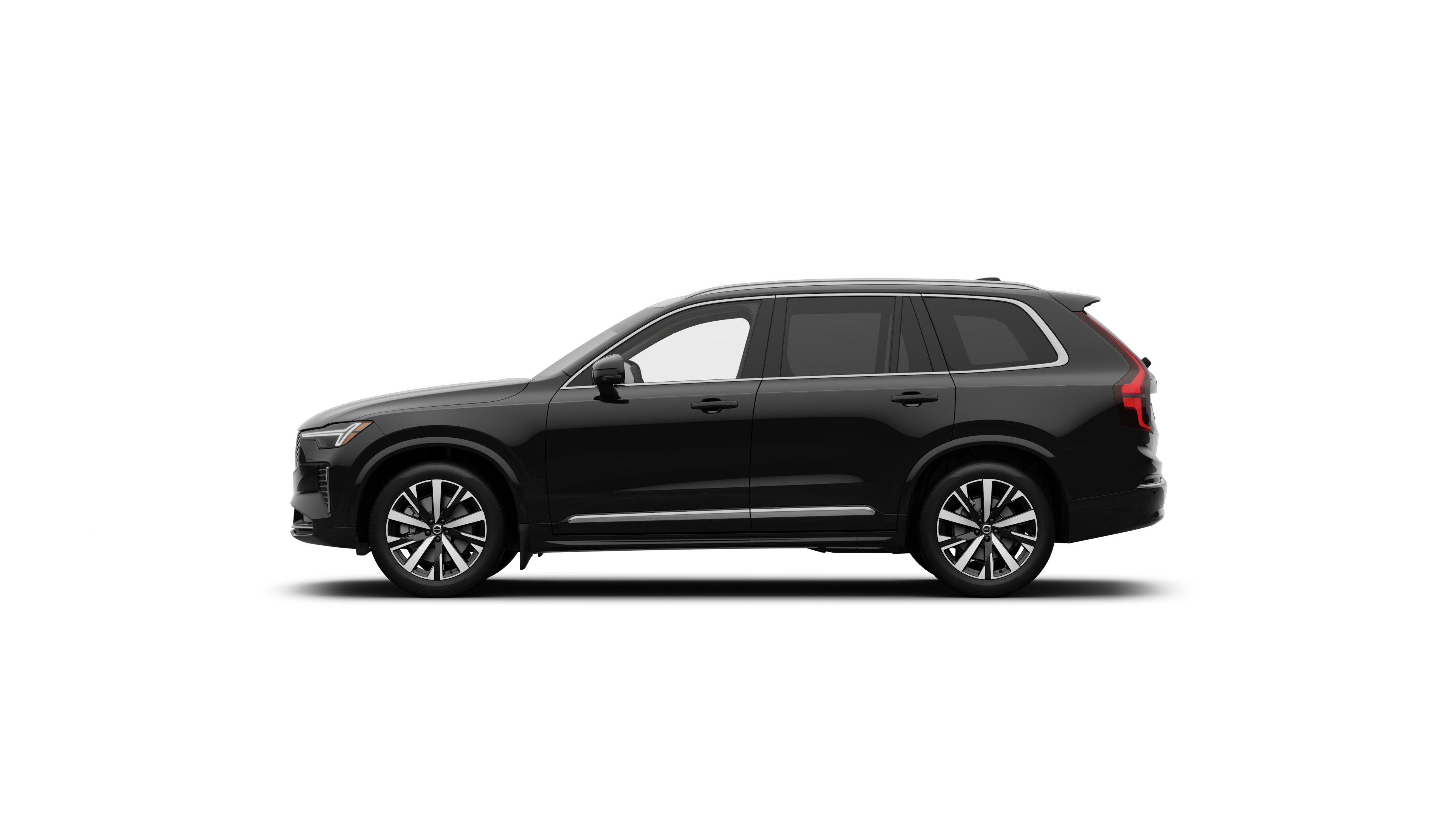 A sideview of a XC90 Mild hybrid (Gas)