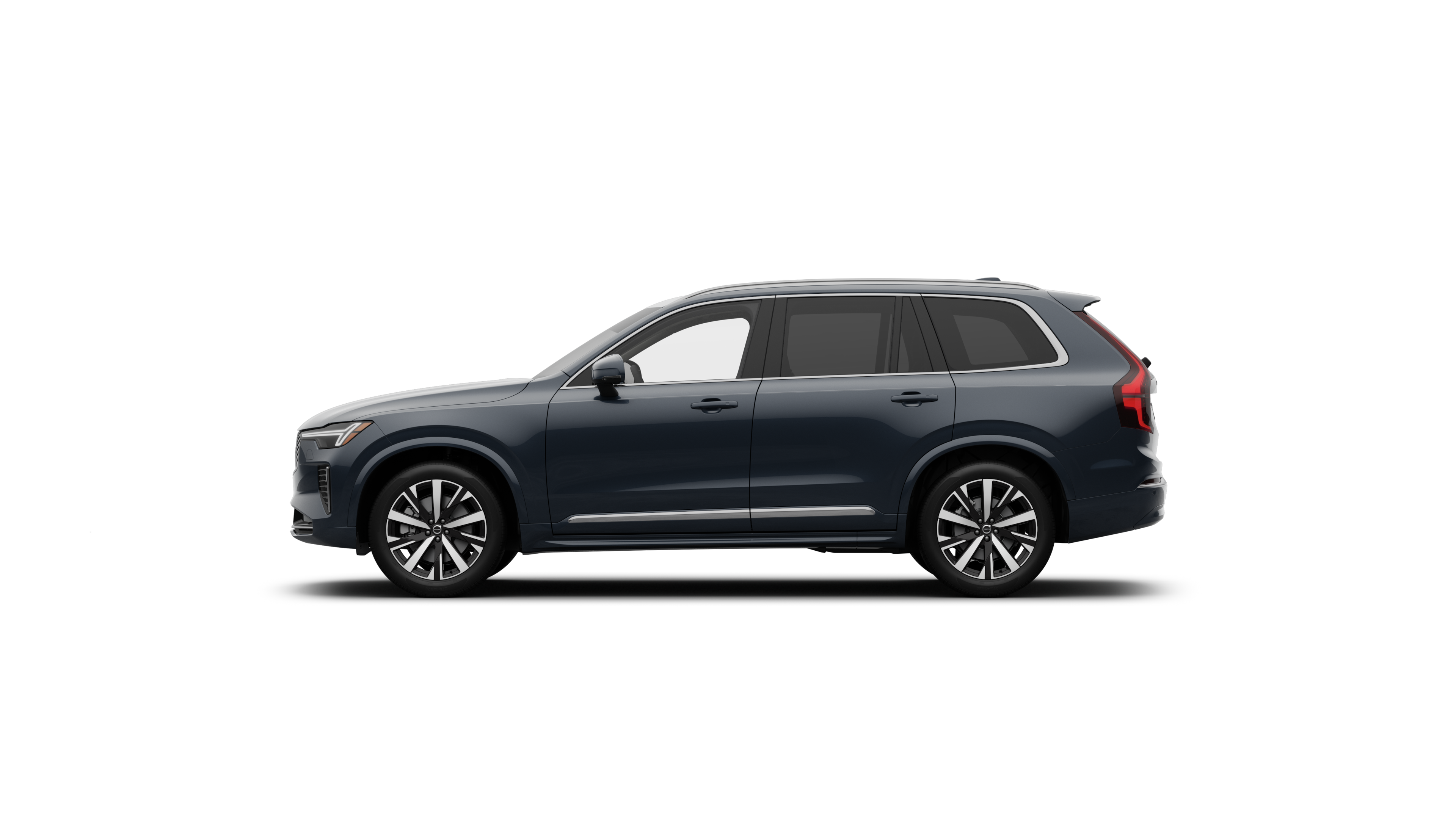 A sideview of a XC90 Gas (mild hybrid)