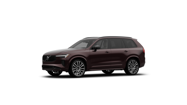 Volvo car exterior three-quarter view in a plain studio background.