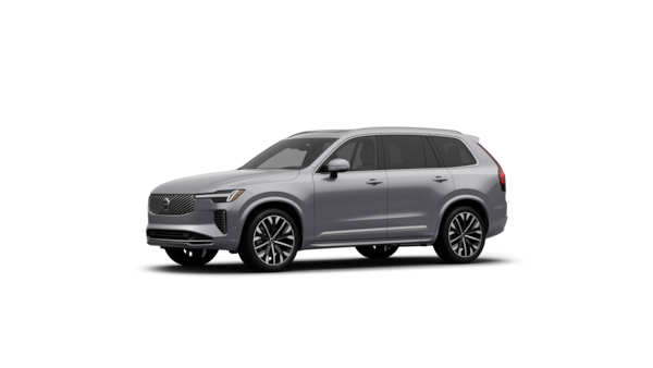 Volvo car exterior three-quarter view in a plain studio background.