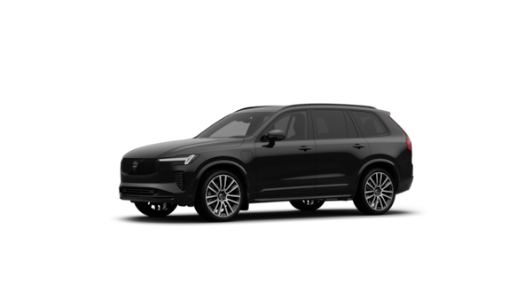 Volvo-auton kolmen neljänneksen näkymä ulkopuolelta tavallisella studiotaustalla.