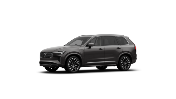 Volvo car exterior three-quarter view in a plain studio background.