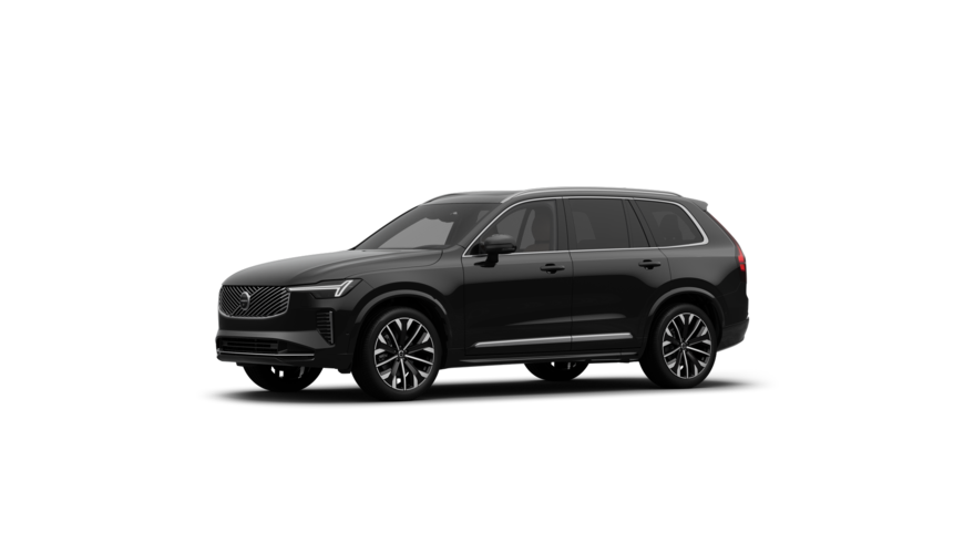 Pohľad na exteriér vozidla Volvo z troch štvrtín v jednoduchom prostredí štúdia.