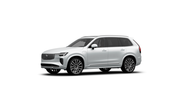 Widok z zewnątrz samochodu Volvo w trzech czwartych na tle zwykłego studia