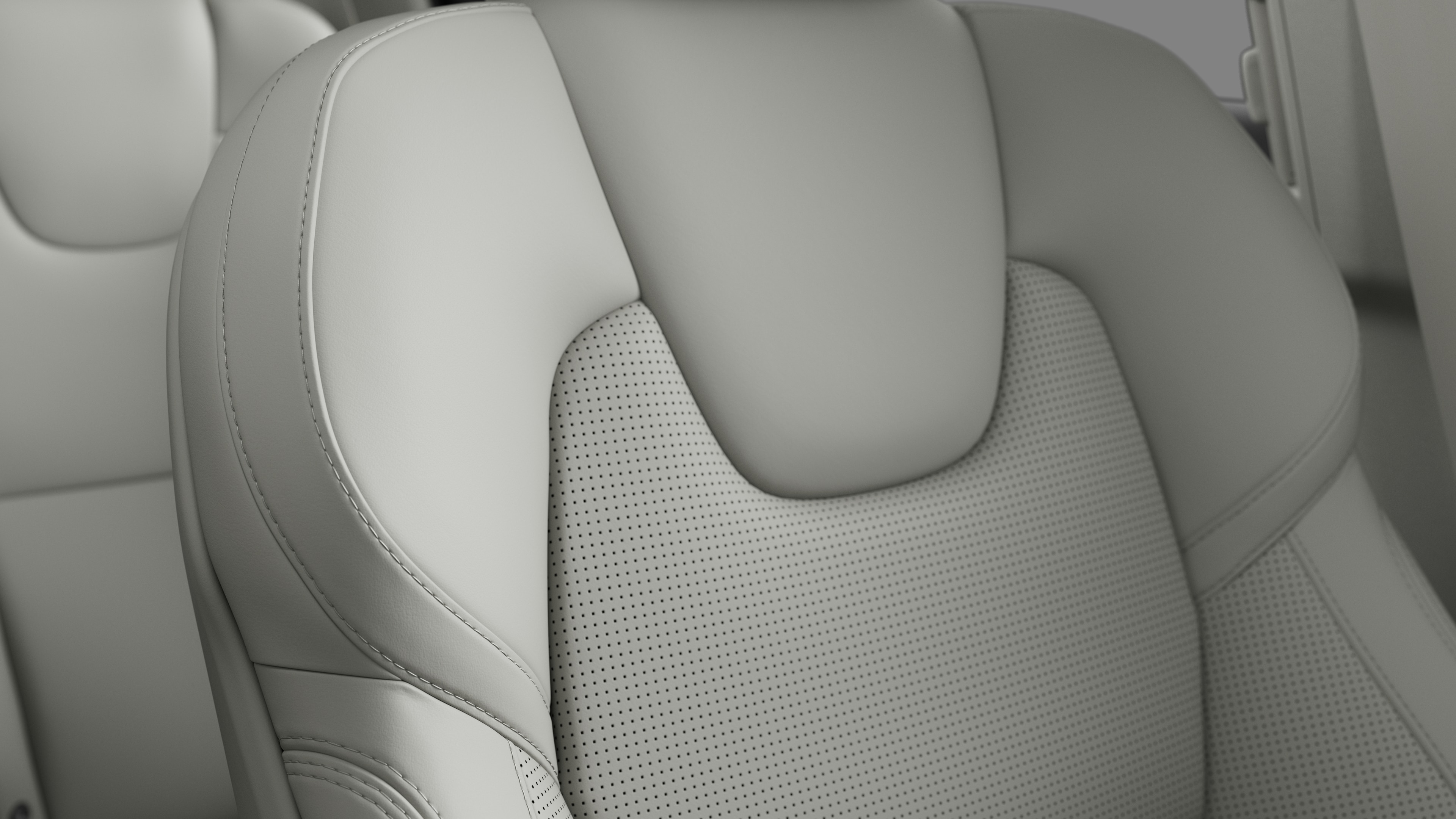 Ventilated nappa leather