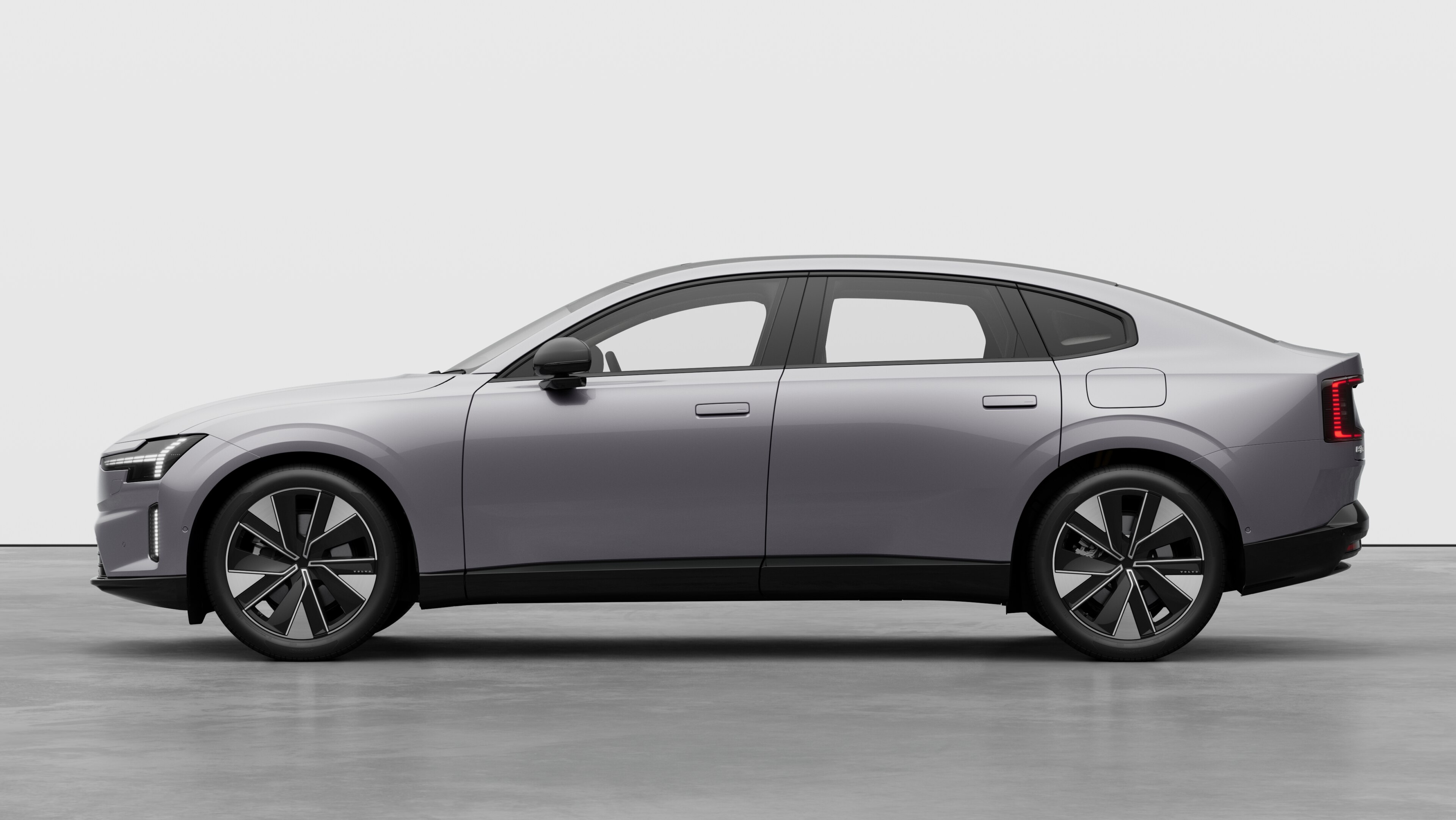 Volvo car in side view against a plain studio background. No additional details or identifiers are present.