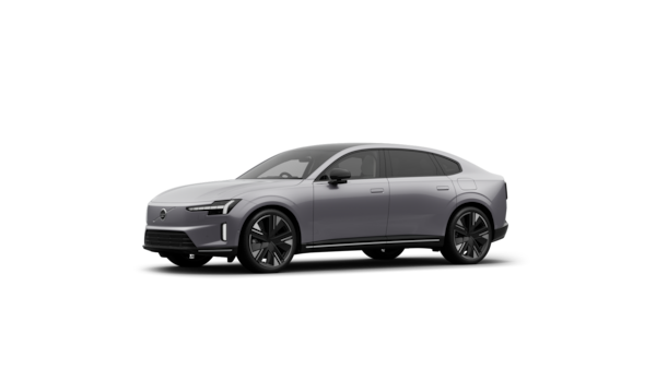 Volvo car exterior three-quarter view in a plain studio background.