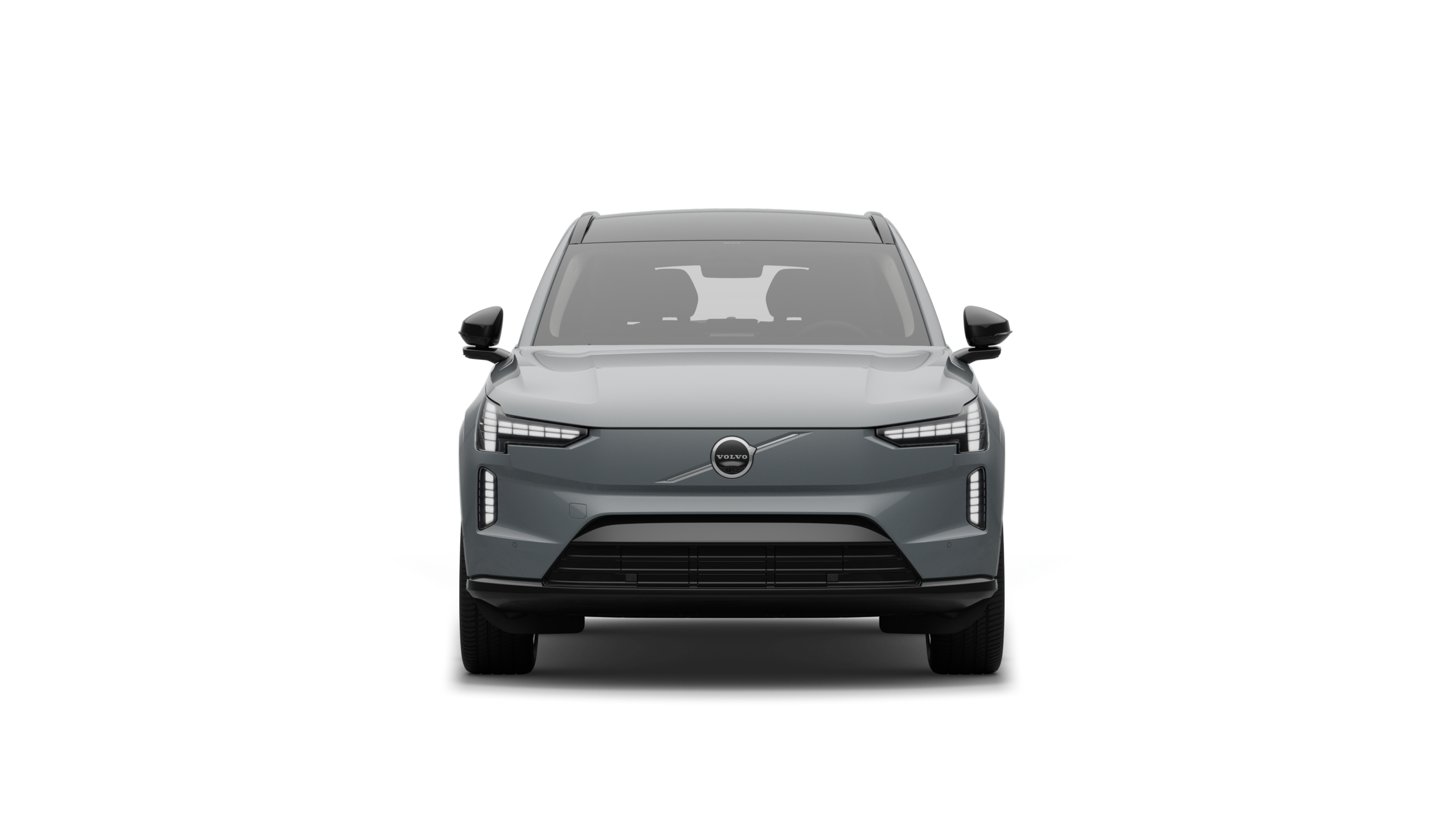 Volvo eestvaade tavalisel stuudiotaustal.