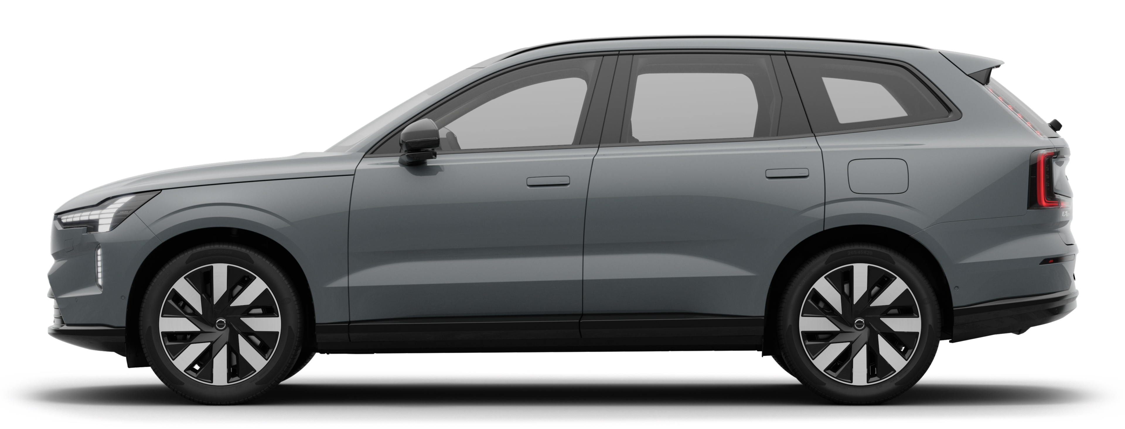 Vedere laterală a modelului EX90 Electric