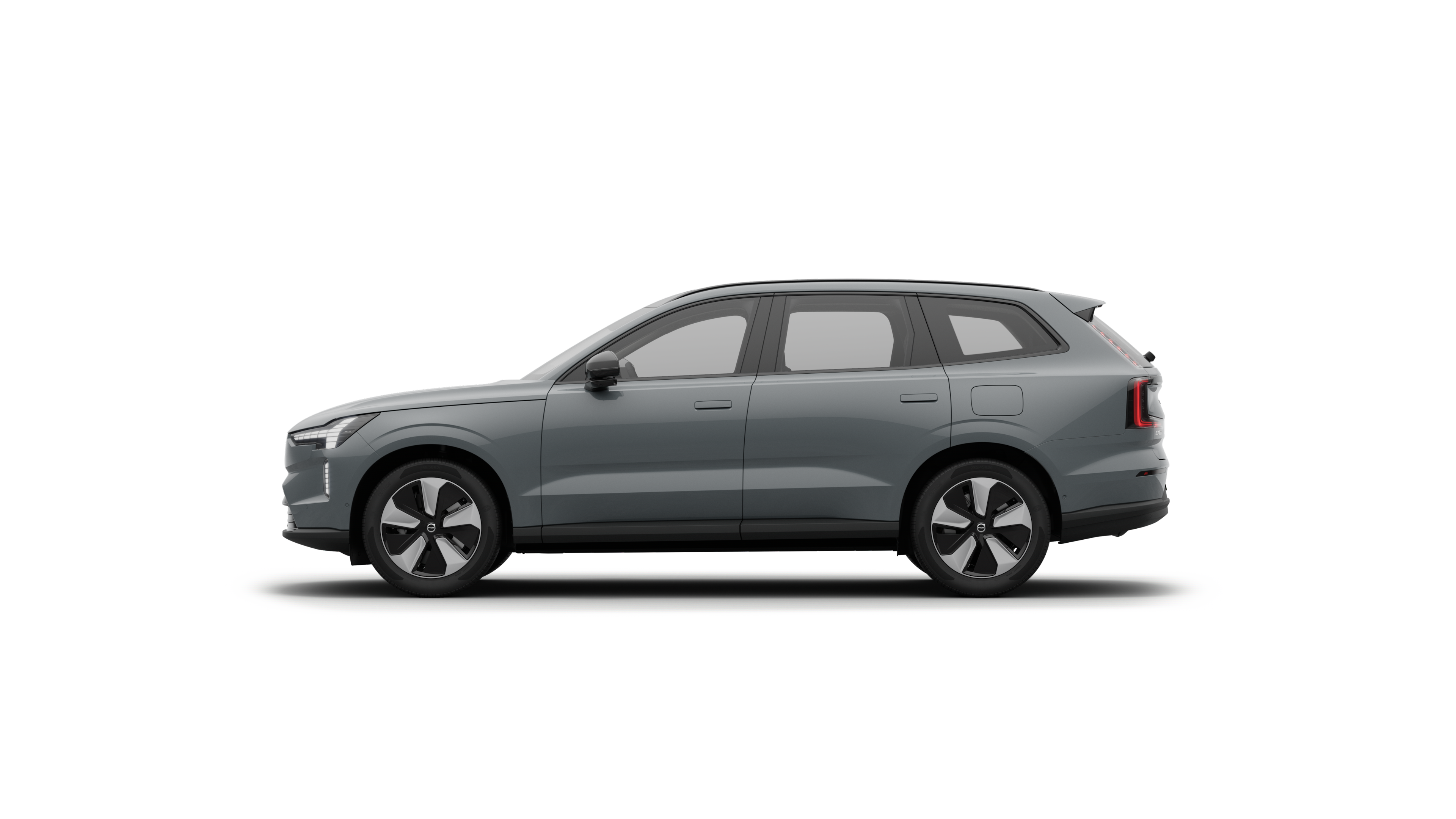 Bočný pohľad na EX90 Elektrické