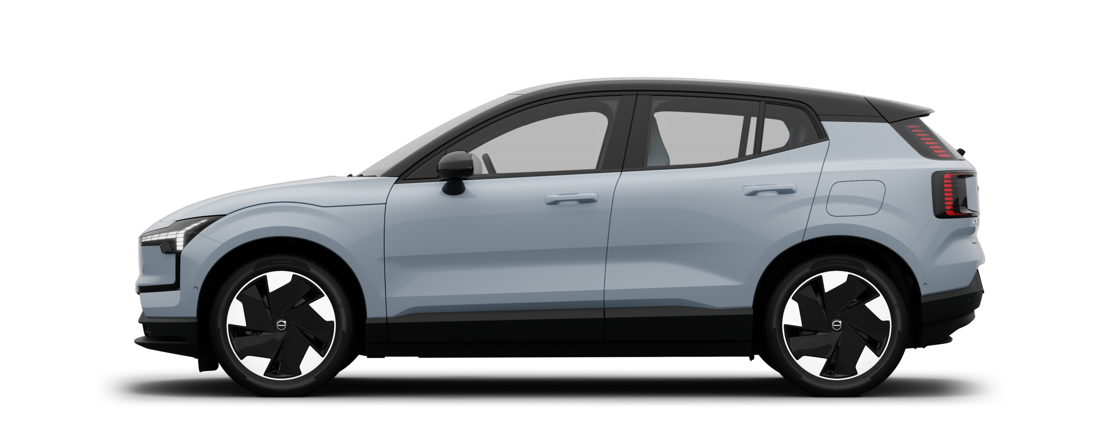 A sideview of a EX30 Electric