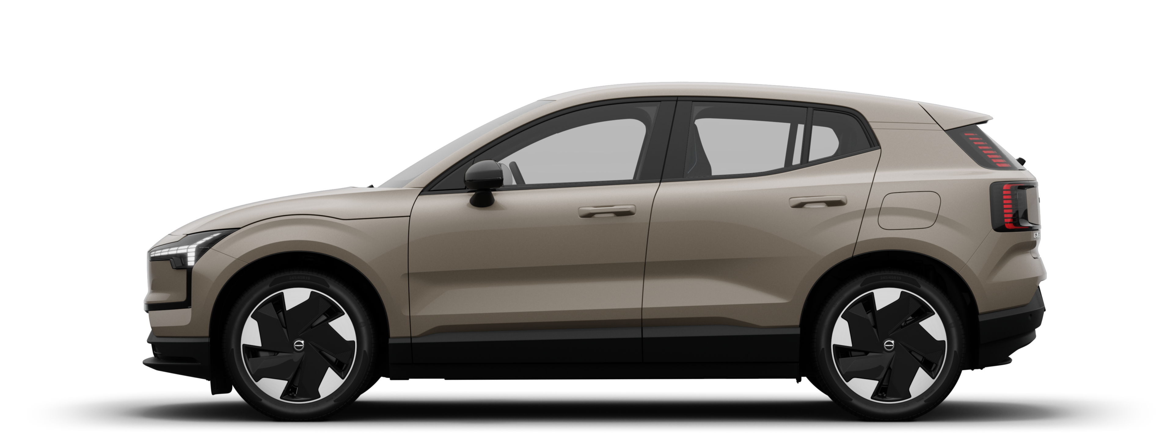A sideview of EX30 Electric