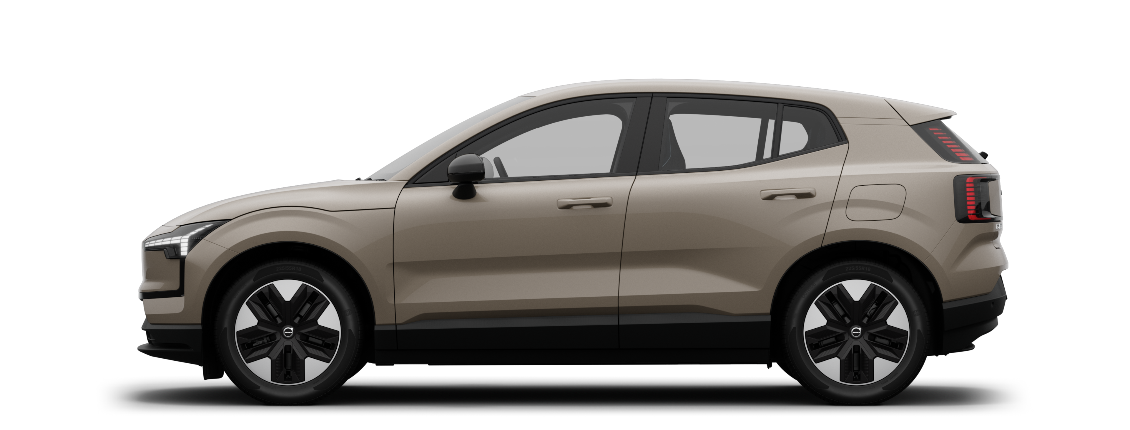 A sideview of a EX30 Electric