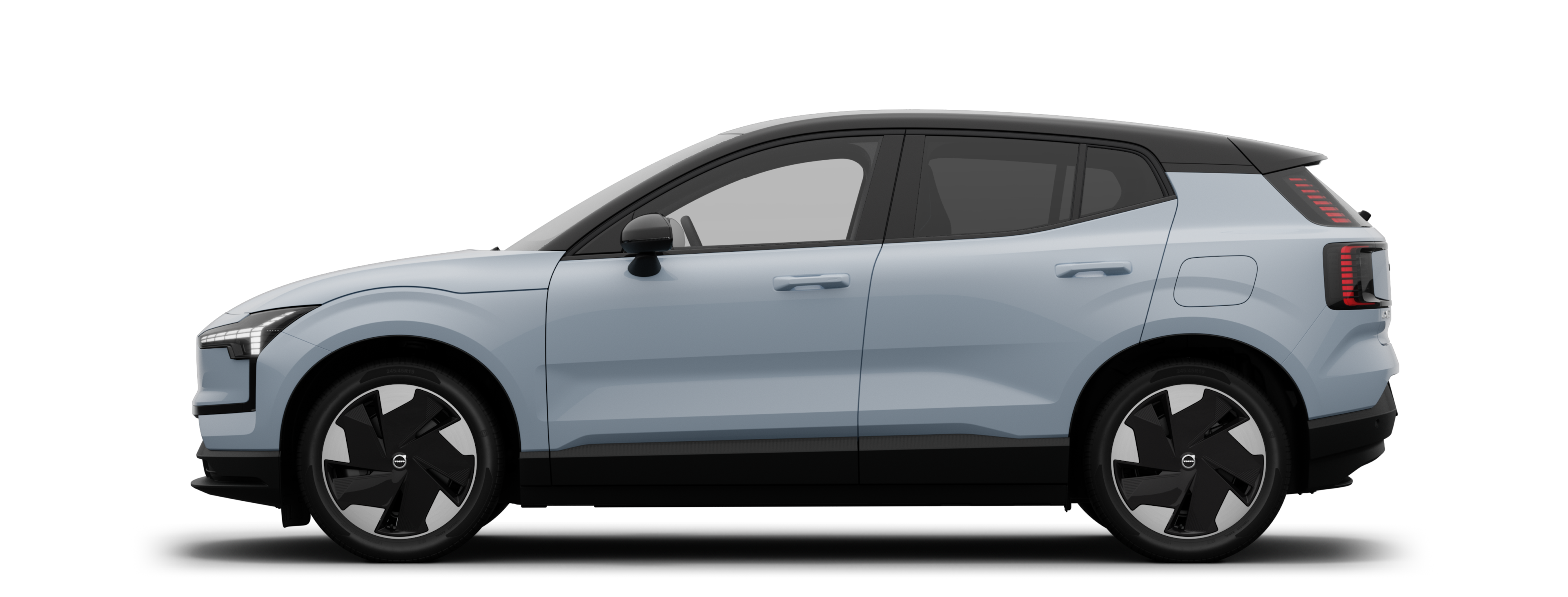 מבט מהצד על EX30 Electric