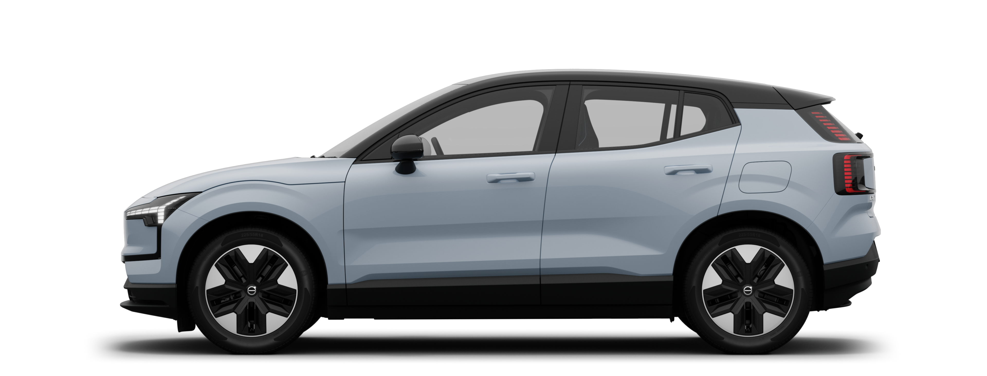 A sideview of a EX30 Electric