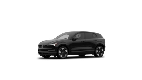 Volvo car exterior three-quarter view in a plain studio background.