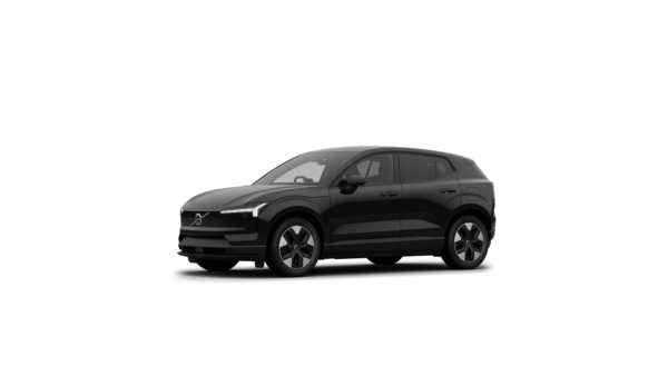 Volvo car exterior three-quarter view in a plain studio background.