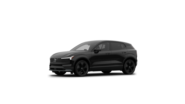 Volvo car exterior three-quarter view in a plain studio background.