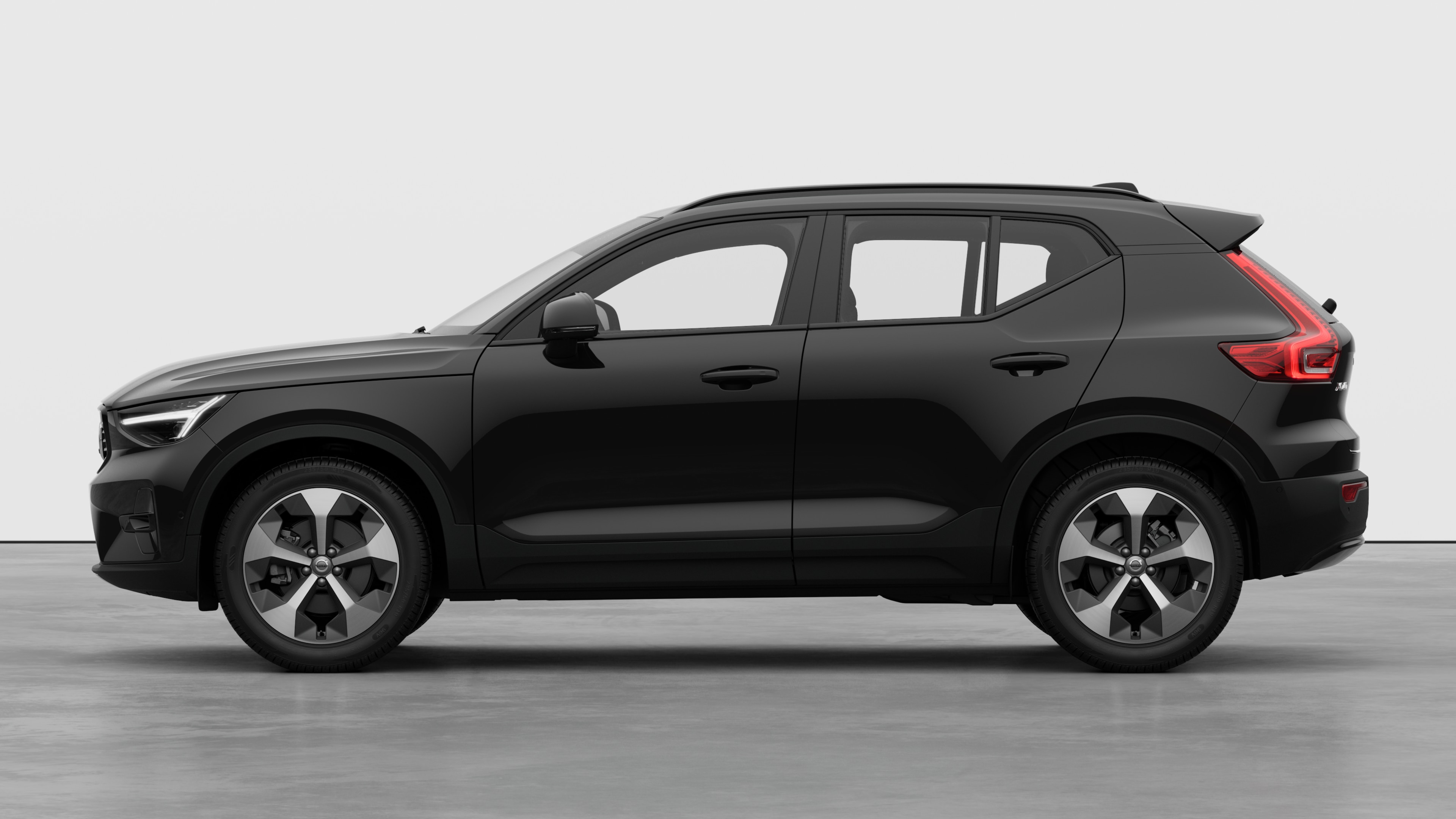 Volvo car in side view against a plain studio background. No additional details or identifiers are present.