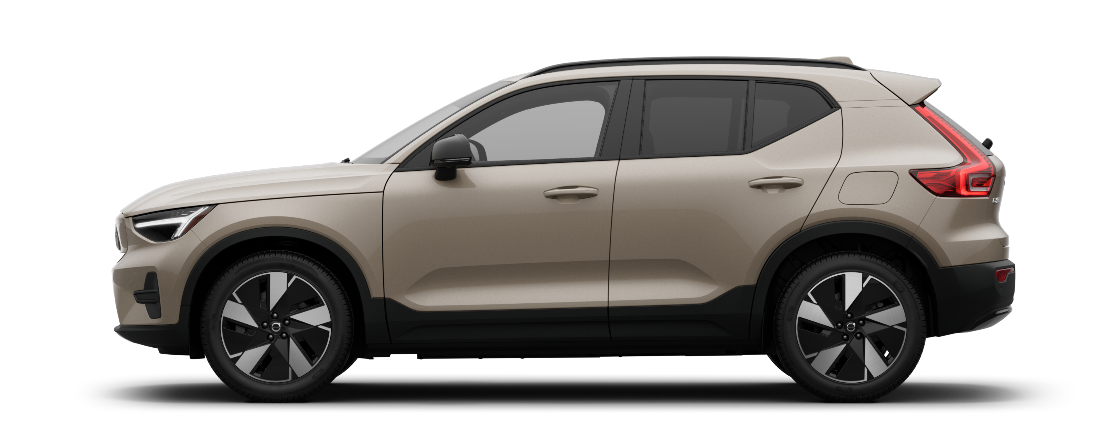 Vista lateral de un EX40 Eléctrico