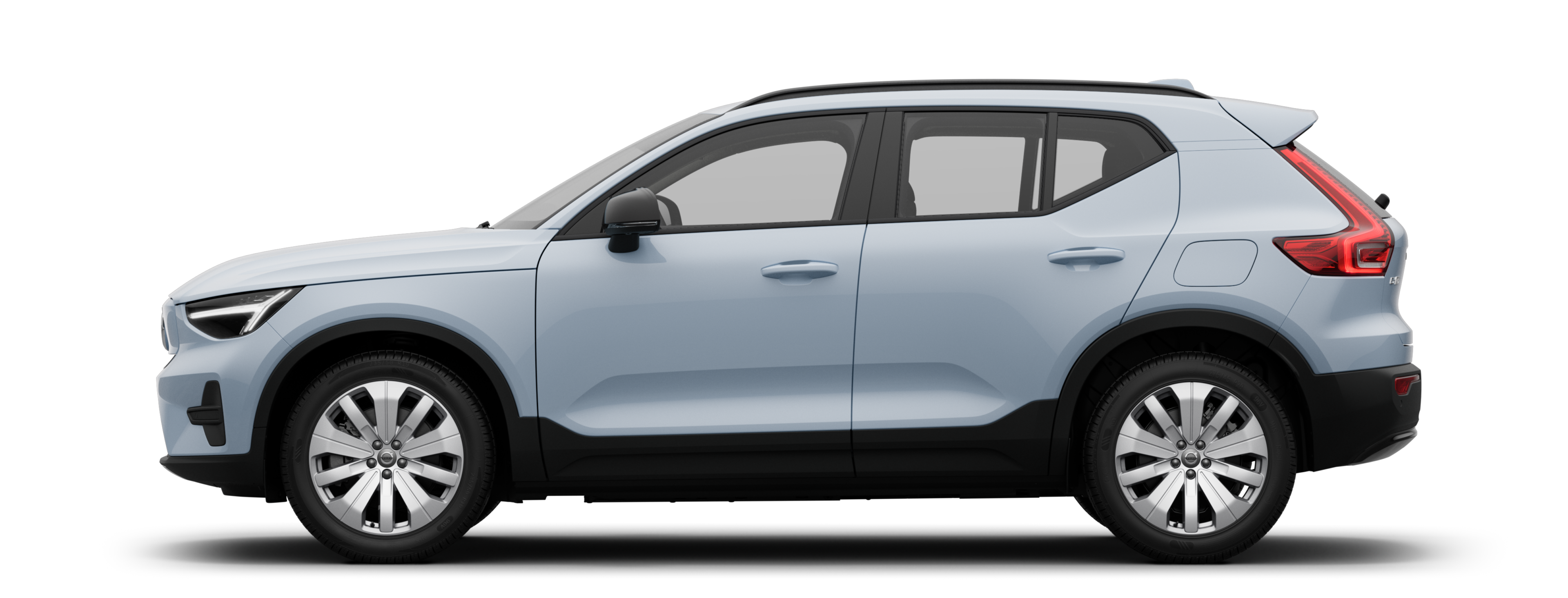 Vue latérale de EX40 Modèles électriques
