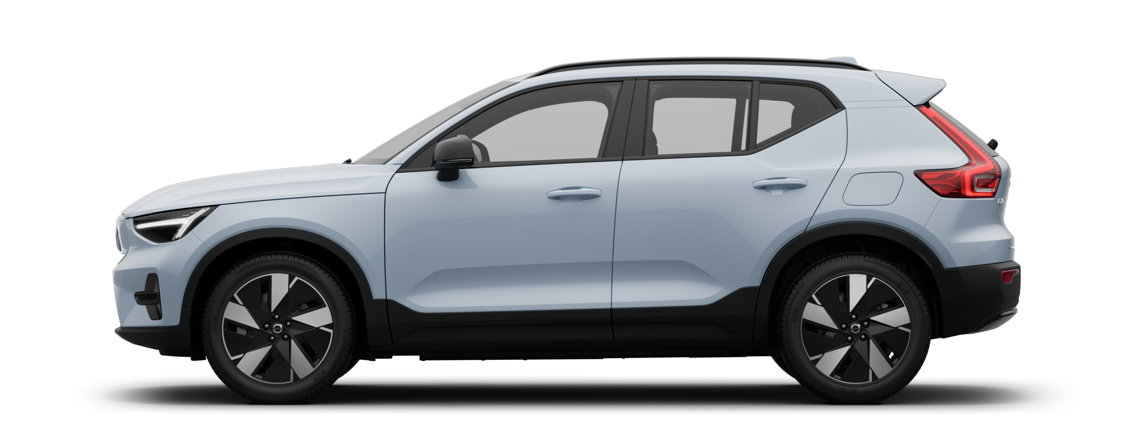 Vedere laterală a unui EX40 Electric