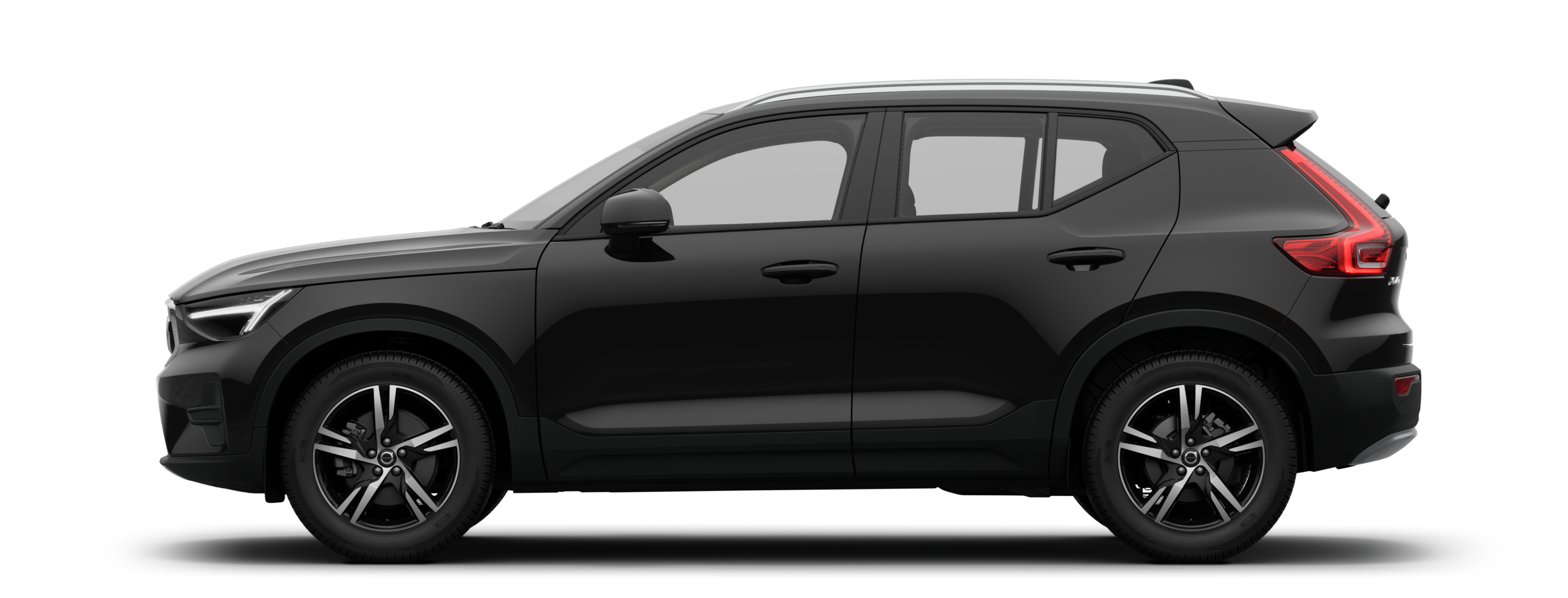 A sideview of XC40 Mild hybrid