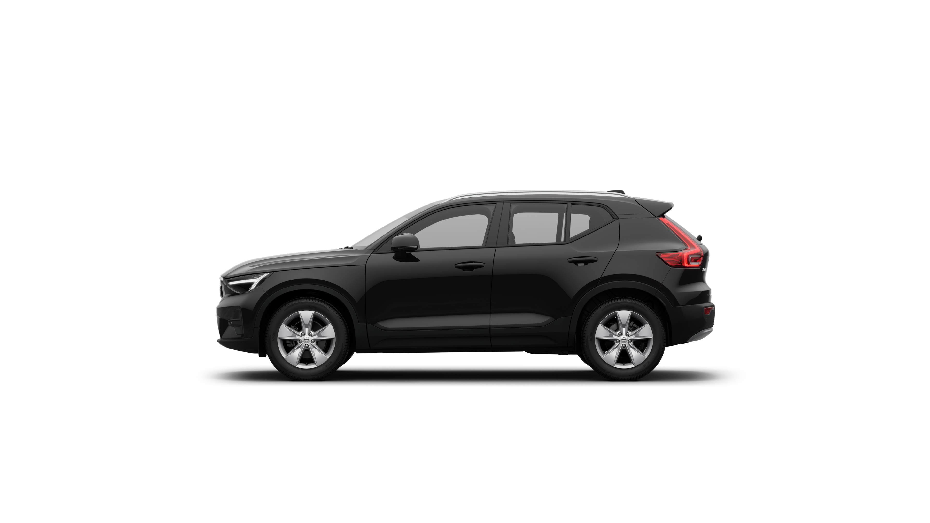 A sideview of a XC40 Mild hybrid