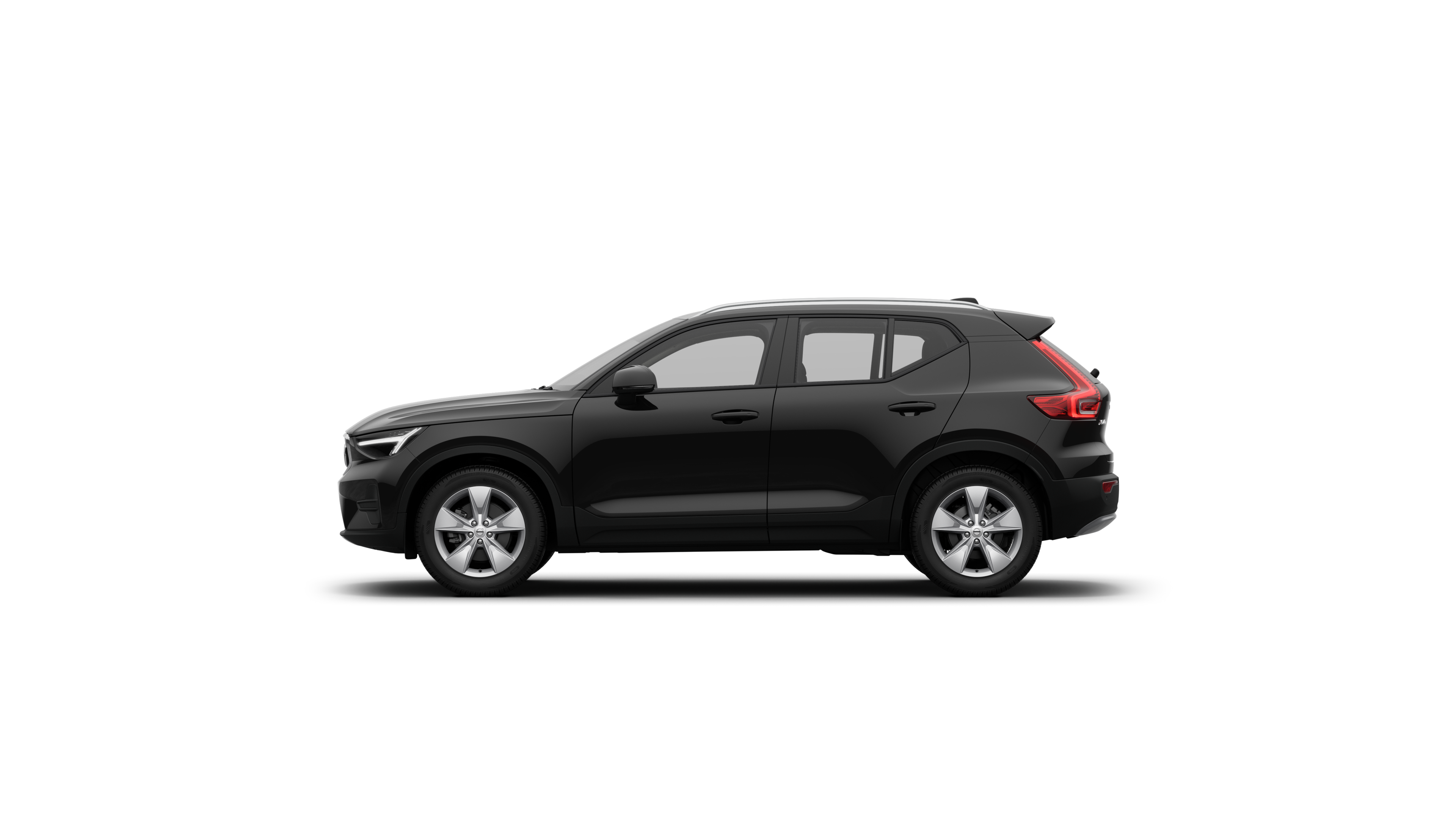 A sideview of a XC40 Mild hybrid