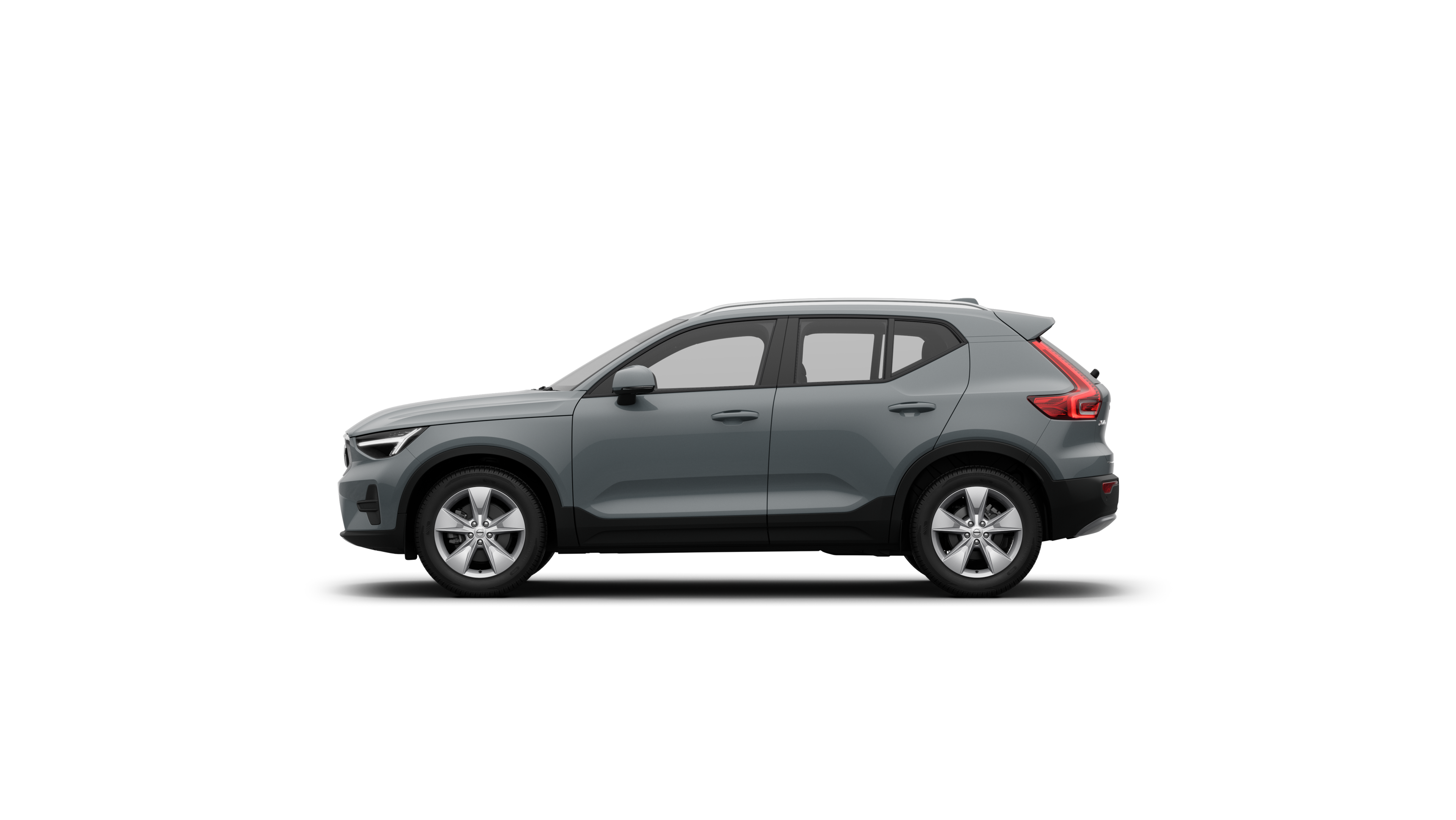 A sideview of a XC40 Mild hybrid