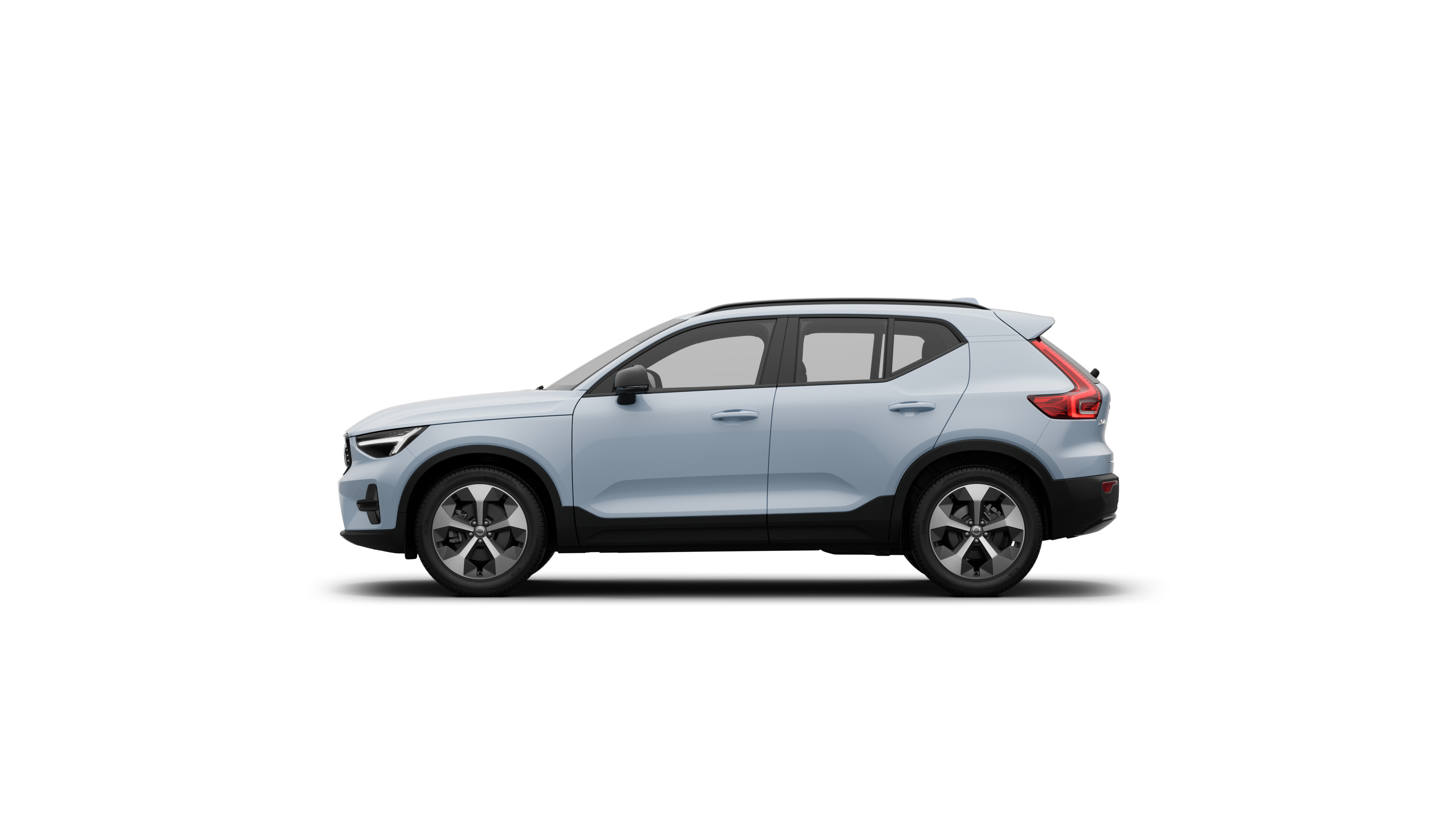 Vue latérale d’un XC40 Micro-hybride