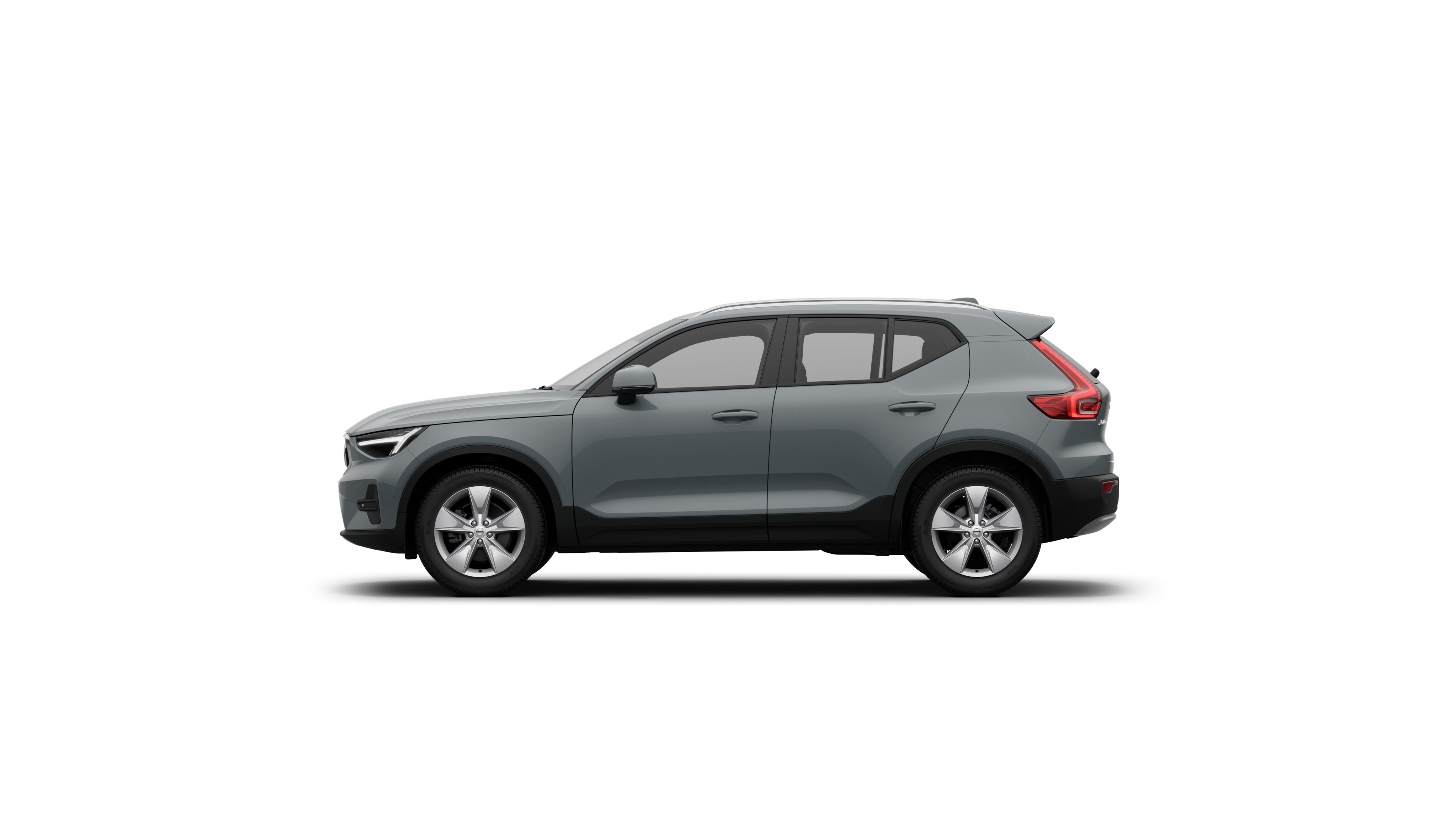 A sideview of a XC40 Mild hybrid