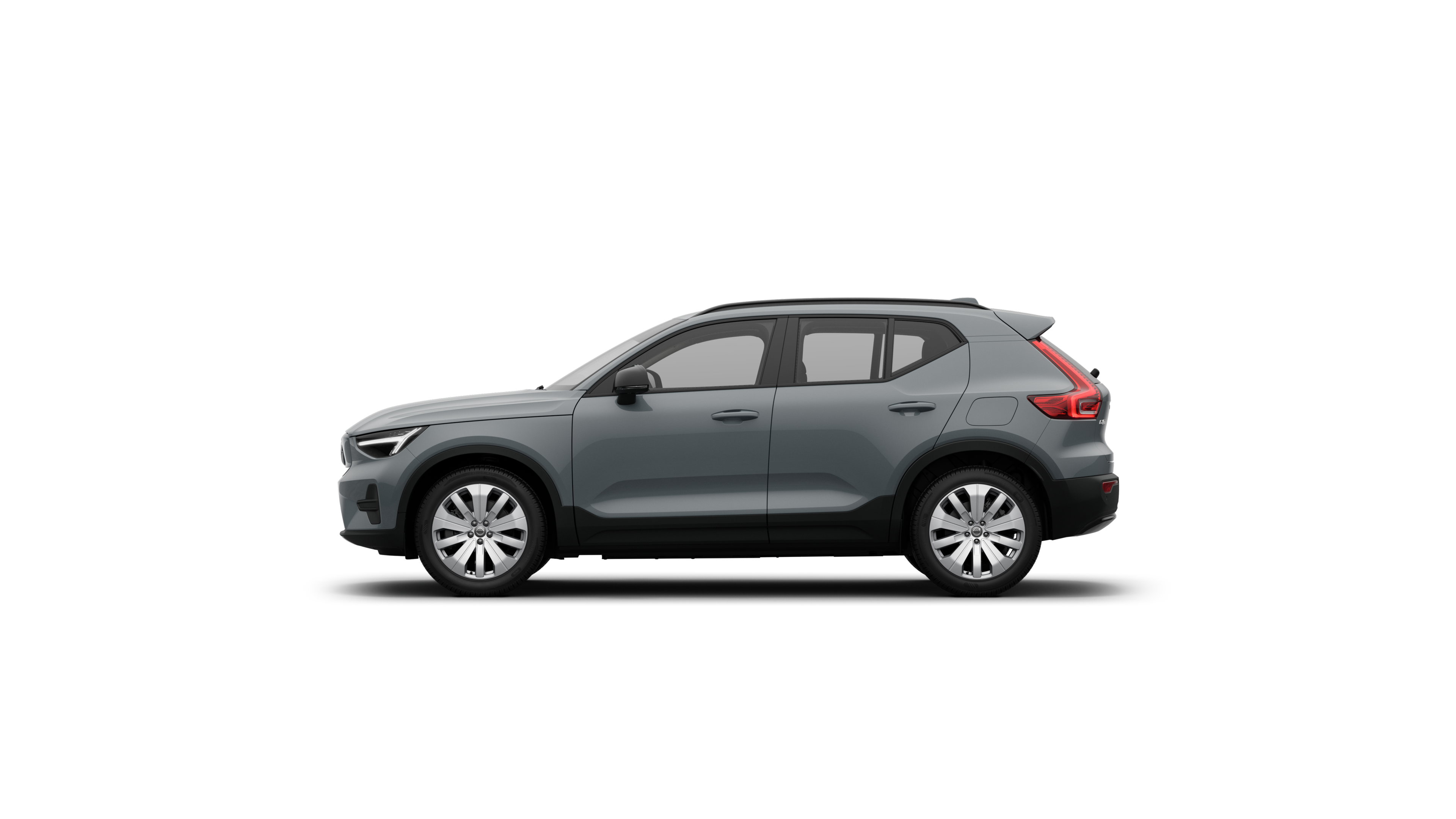 Vue latérale d’une EX40 Électrique