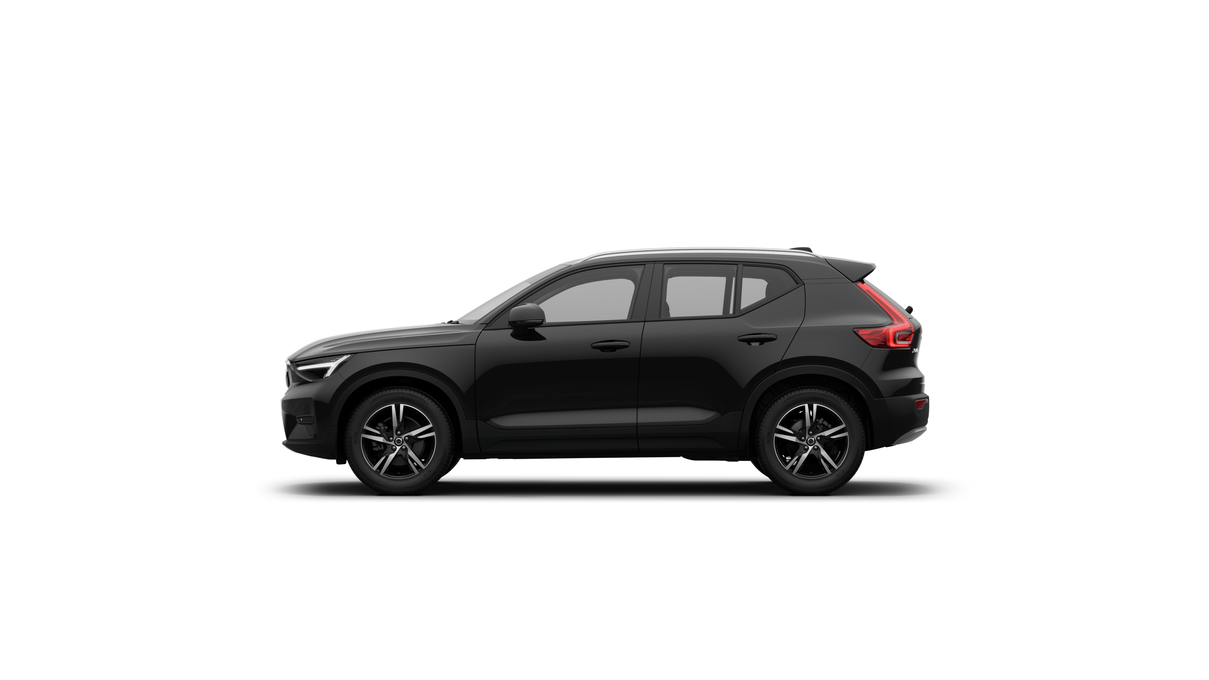 A sideview of a XC40 Mild hybrid