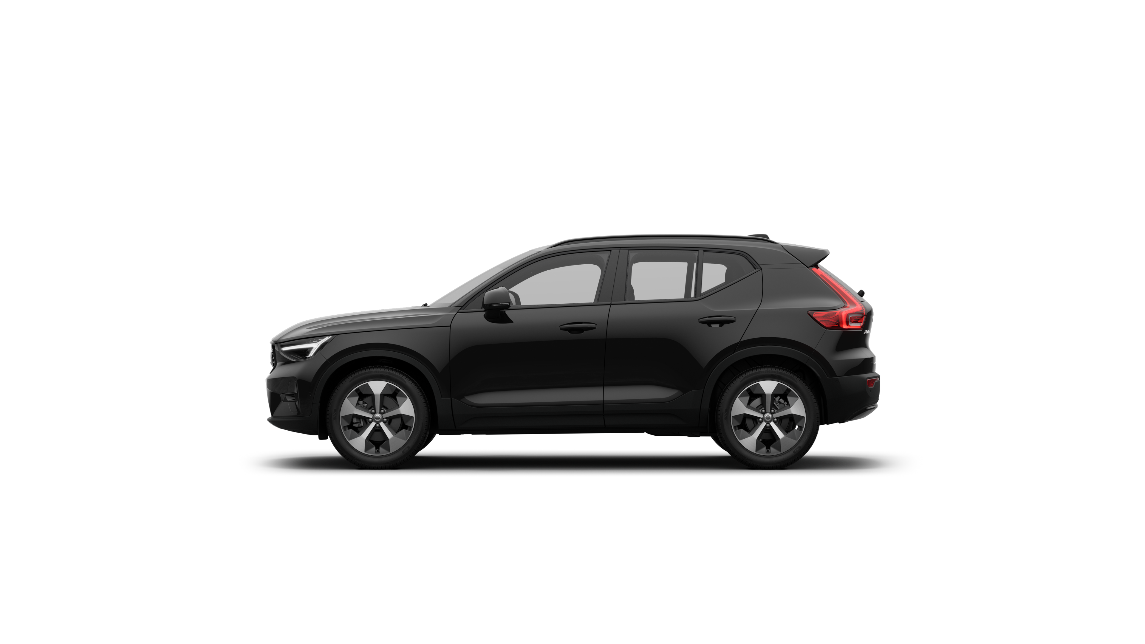 Mặt bên của một XC40 Mild Hybrid