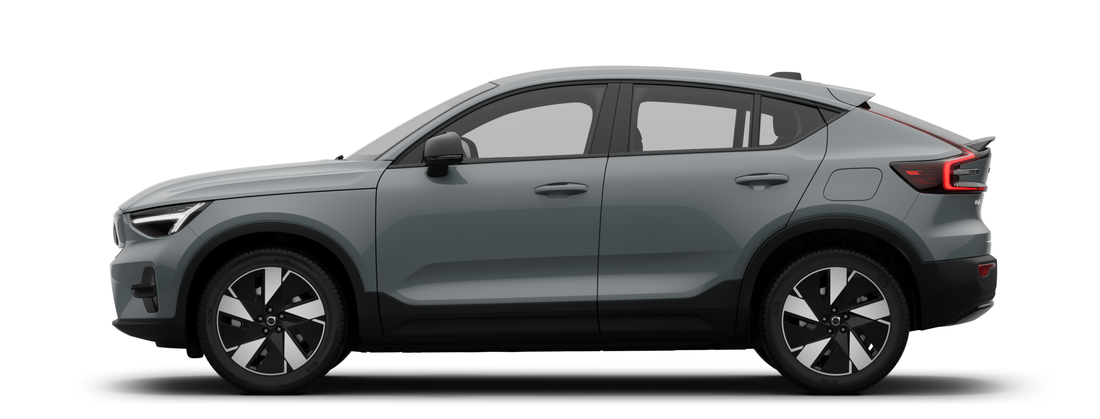 Zijaanzicht van een EC40 Elektrisch